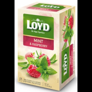 Травяной чай Loyd с мятой и малиной, 20х2г