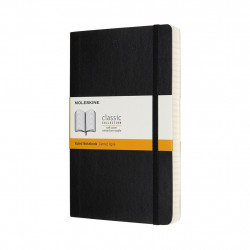 Moleskine Notebook Expanded Large Ruled Black Soft