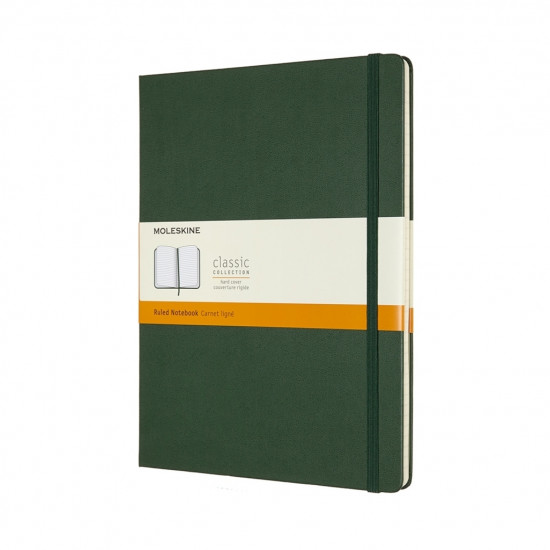 Moleskine Notebook X-Large Ruled Myrtle Green Hard Cover