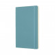 Bloknots Moleskine Classic 13x21cm, baltās lapas, mīkstie vāki, gaiši zils