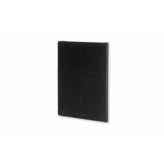 Записная книжка Moleskine 19х25см, в точку, мягкая обложка, черная