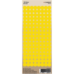 Маркировочные точки Charlot Ø8мм 136шт / лист желтый