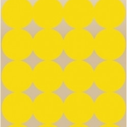Маркировочные точки Charlot Ø18мм 32шт / лист желтый