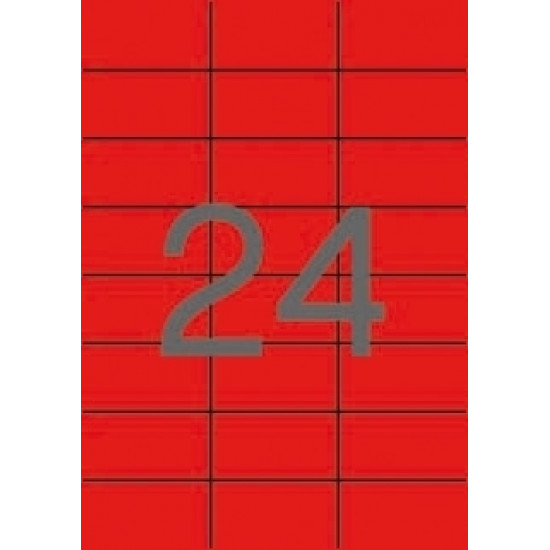Uzlīmes Apli 1593, 70x37mm, A4, 20lpp/iep, sarkanas