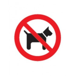 Uzlīme Aizliegts ienākt ar suņiem