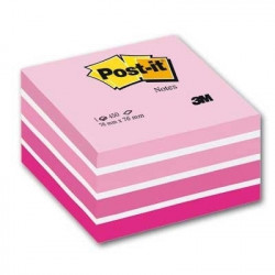 Līmlapiņu kubs POST-IT 450l 76x76 pasteļu rozā