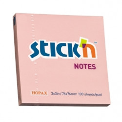 Līmlapiņas StickN 21148 76x76mm, 100 lapas, rozā