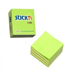 Līmlapiņu kubs StickN 21339 Two colors 51x51mm,  250 lapas, pasteļu zaļā krāsā