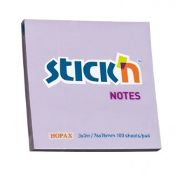 Līmlapiņas StickN 21403, 76x76mm, 100 lapas, violetas
