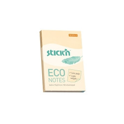 Līmlapiņas papīrs StickN 21741 Eco 76x51mm, dzeltens