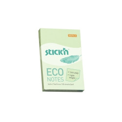 Клейкие листки StickN 21744 Eco 76х51мм зеленые