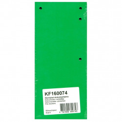 Разделители листов 105x235/50шт, картон темно-зеленый