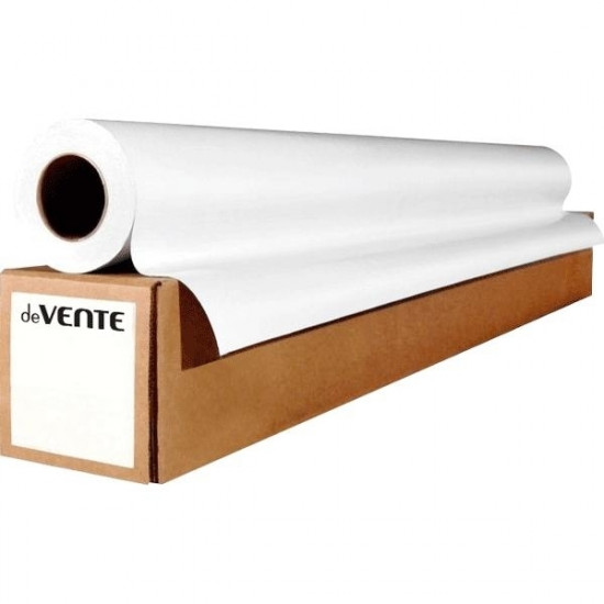 Бумага широкоформатная без покрытия "deVENTE" 420 ммx175 м, втулка 76,2 мм, 80 г/м²