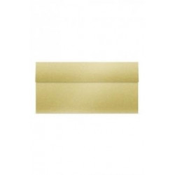 Конверт цветной Curios metallic Collection E65,110x220mm,120g/m2, светло-золотой
