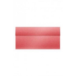 Конверт цветной Curios metallic Collection E65,110x220mm,120g/m2, красный