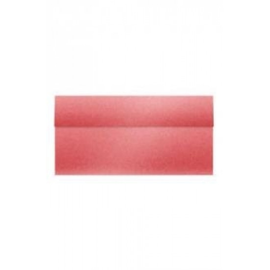 Конверт цветной Curios metallic Collection E65,110x220mm,120g/m2, красный
