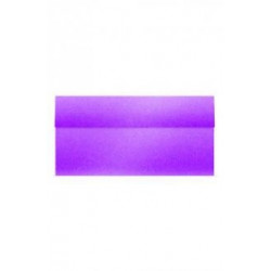 Конверт цветной Curios metallic Collection E65,110x220mm,120g/m2, фиолетовый