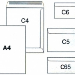 *Pašlīmējošās aploksnes College HK C6 114x162mm, 1gab