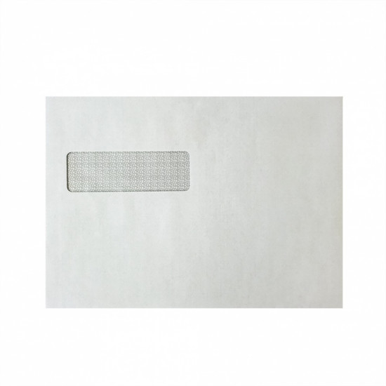 Самоклеющийся конверт с силиконовой лентой, с окошком  COLLEGE  E5 156*220mm 1шт
