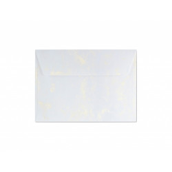 Ümbrik Galeri Papieru C6 Marble Metallic Light Gold P 120g/m2, 10tk/pk