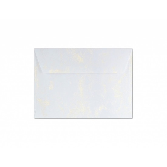 Ümbrik Galeri Papieru C6 Marble Metallic Light Gold P 120g/m2, 10tk/pk