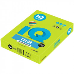 Krāsains papīrs IQ A4, 80g/m², 500 loksnes, LG46, Lime Green