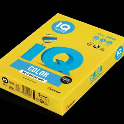 Krāsains papīrs IQ, A4, 80g/m², 500 loksnes, IG50, Mustard