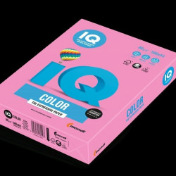 Krāsains papīrs IQ, A4, 80g/m², 500 loksnes, NEOPI, Neon Pink
