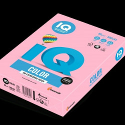 Krāsains papīrs IQ, A4, 80g/m², 500 loksnes, OPI74, Flamingo