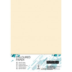 Krāsains papīrs College A4, 80g/m², 50 loksnes, Ivory EB26