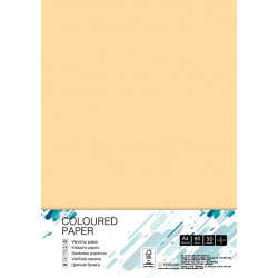 Бумага для офисной техники College, цветная A4/80г/50л, №CH32. Цвет - кожа (замша)