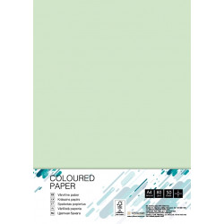 Бумага для офисной техники College, цветная A4/80г/50л, №GN27. Цвет - светло-зеленый