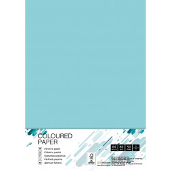 Krāsains papīrs College A4, 80g/m², 50 loksnes, Medium Blue MB30