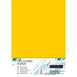 Бумага для офисной техники College, цветная A4/80г/50л, №IG50. Цвет - горчичный