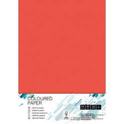 Бумага для офисной техники College, цветная A4/80г/50л, №ZR09. Цвет - кирпичный