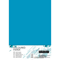 Krāsains papīrs College A4, 80g/m², 50 loksnes, DB49 tumši zils