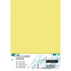 Бумага для офисной техники College, цветная A4/80г/50л, ZG34. Цвет - лимонный