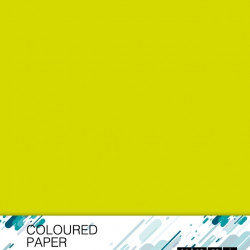 Krāsains papīrs College A4, 80g/m², 50 loksnes, Neon Yellow
