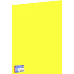 Krāsains kartons Kreska A3, 170g/m², 1 loksne, spilgti dzeltens