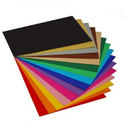 *Krāsains kartons Kreska, A4, 170g/m², 20 loksnes, brown