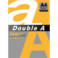 Цветная бумага Double A A4, 80g, 50 листов, морковного цвета