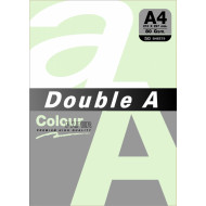 Цветная бумага Double A A4, 80g, 50 листов, светло зеленая