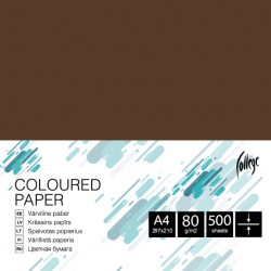 Krāsains papīrs College A4, 80g/m², 500 loksnes, CC53, Brown