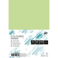 Krāsains papīrs College A4, 80g/m², 500 loksnes, CC57, Light green