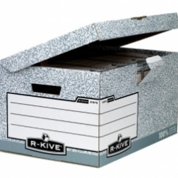 Архивная коробка Fellowes R-Kive 378x287x545мм, серый