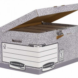 Архивная коробка Fellowes R-Kive 378x287x545мм, с откидывающейся крышкой, серый