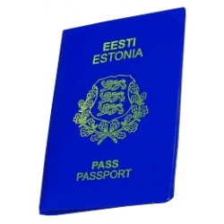 Обложка для паспорта Prolexplast 308-01 89x130мм, матовая, черная