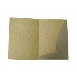 Папка для документов из картона А4, цвета дуба