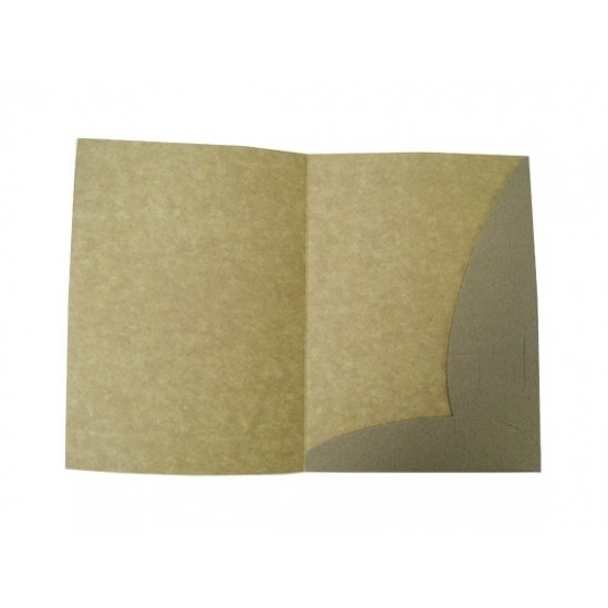 Папка для документов из картона А4, цвета дуба