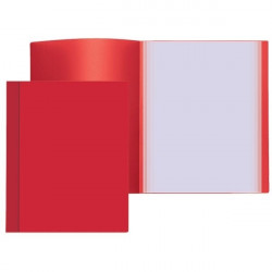 Обложки презентационные Attomex Sand A4 40-карманов 0,6 красный